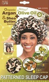 Qfitt Leopard Patterned Sleep Cap 849